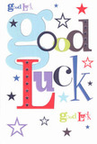 The spirit of encouragement practically leaps from this lively good luck card, its words dancing in cheerful harmony atop a gleaming white background. In the heart of Plumstead, where bonds run deep and moments of support are cherished, each oversized pastel-blue letter intertwines with bursts of deep red, moss green, and regal purple-much like the blossoms lovingly woven into bouquets by local Plumstead florists. Whimsical stars in tones of navy, lilac, and lemony lime scatter across the card, echoing the twinkling promise found in the open sky above Plumstead Gardens. Run your fingertips over its smooth, premium surface and you feel the tactile pleasure reminiscent of quality cardstock, trusted and much appreciated in the area. This is the sort of card pressed warmly into a friend's hand at the start of a new job at the Crossrail or for a child heading into exams-imbued with optimism, hope, and the steadfast belief that wishing someone well can make all the difference in our local community.